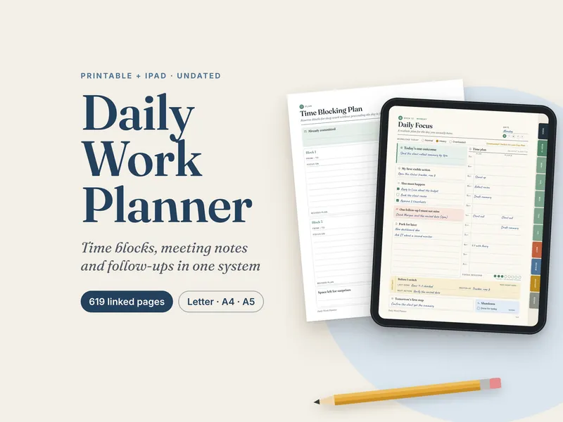 Daily Work Planner listing image