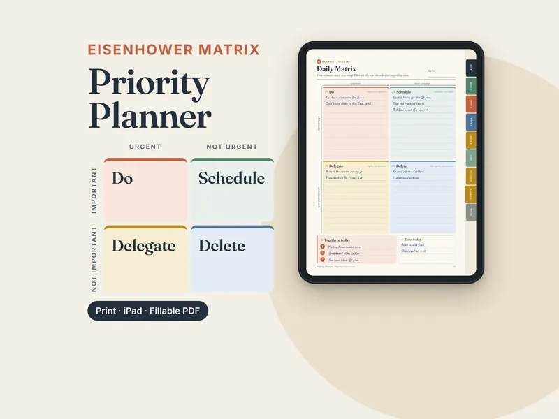 Eisenhower Priority Planner listing image