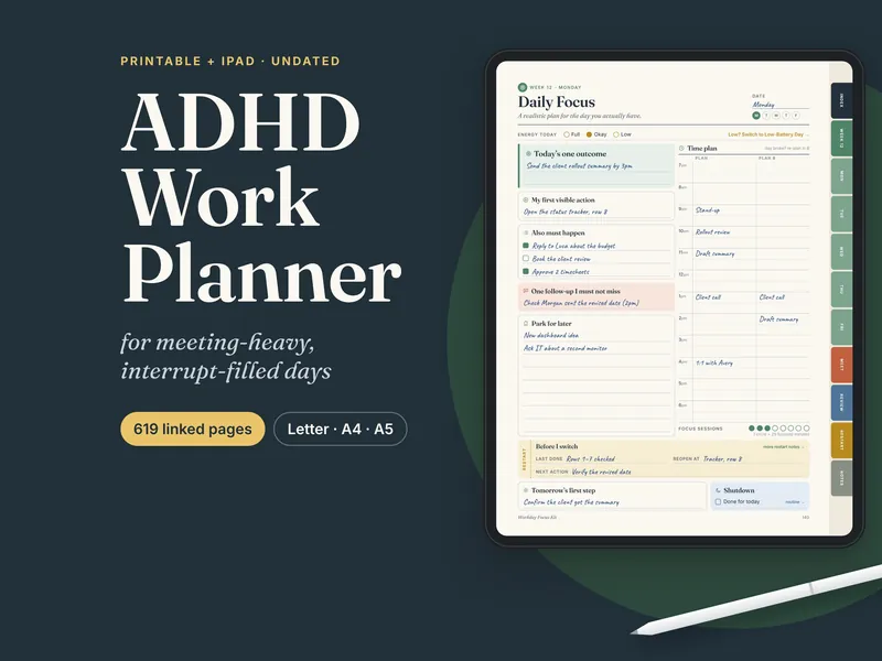 Workday Focus Kit listing image